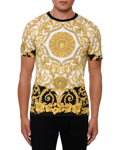 versace clothing shirts|Versace t shirt men price.